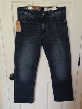 Axel Brand Dark Wash Slim Boot 30x30 Men’s Jeans With Stretch